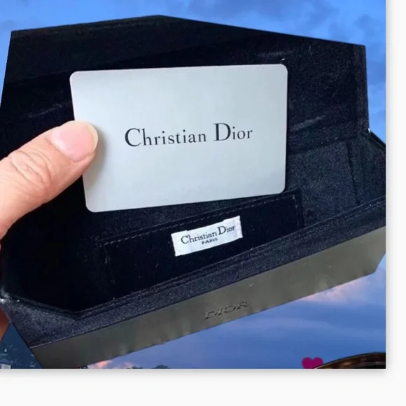 Dior Gold Studded Sunglasses Brand New In Case